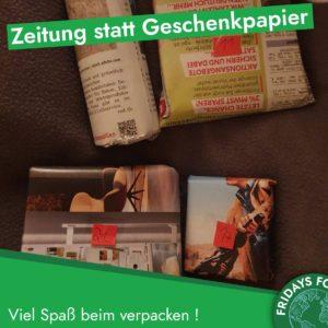 Read more about the article Türchen 19: Zeitungspapier, anstatt Geschenkpapier