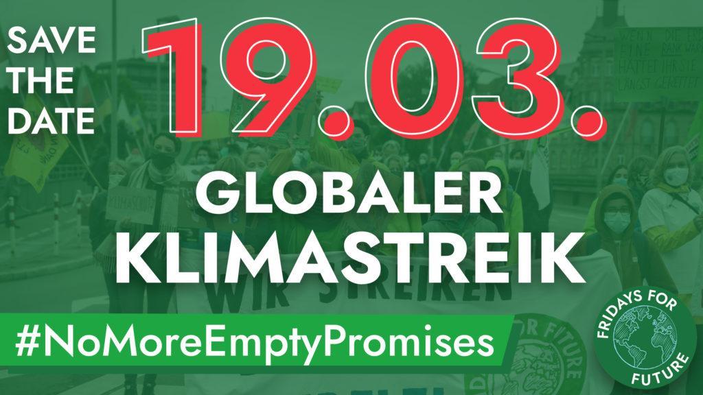 Globaler Klimastreik 29. März