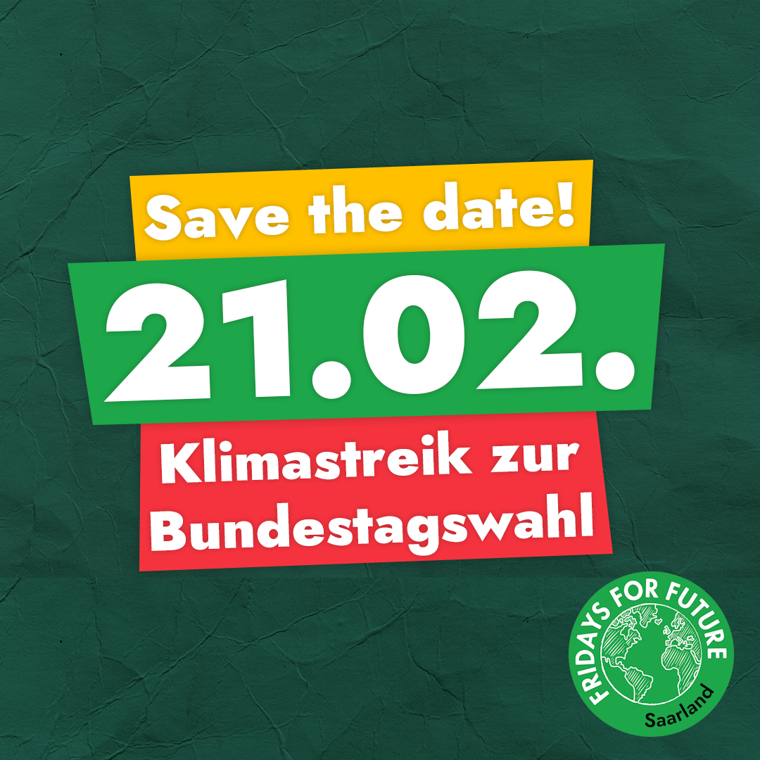 Omas for Future Saarland, Fridays for Future Saarland, Students for Future Saar, Saarland for Future