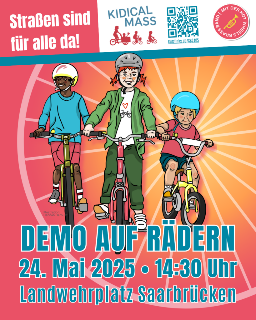 Kidical Mass Saarbrücken 2025 - Sharepic